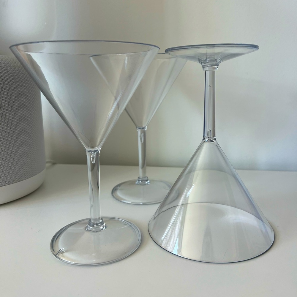 BRAND NEW Shatterproof Outdoor Cocktail Glasses (set of 12)